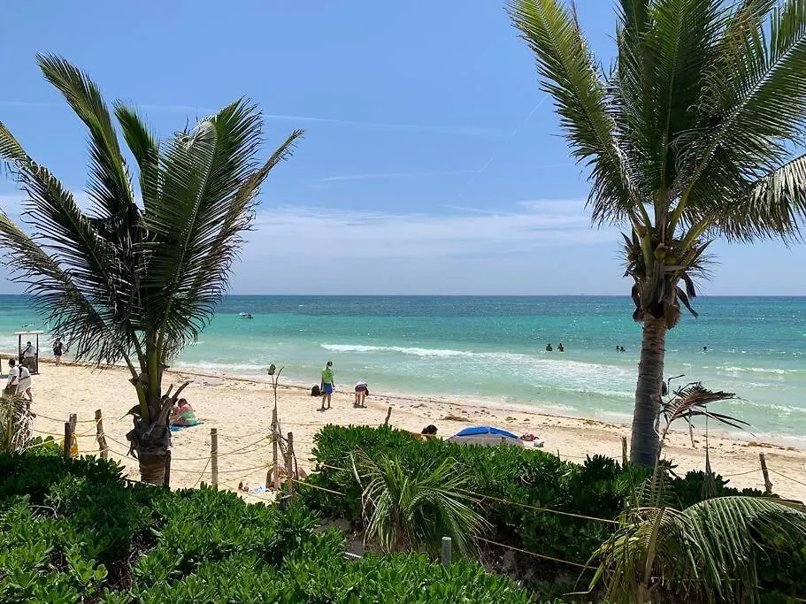 Kaab South Beach - Beautiful Big Studio - Rooftop Pool Ocean View Playa del Carmen Apartment